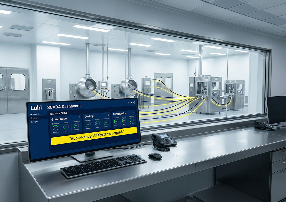 Pharma SCADA Integration | 21 CFR Part 11 Case Study | Lubi Electronics
